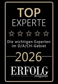 Top Experte 2026, Erfolg Magazin